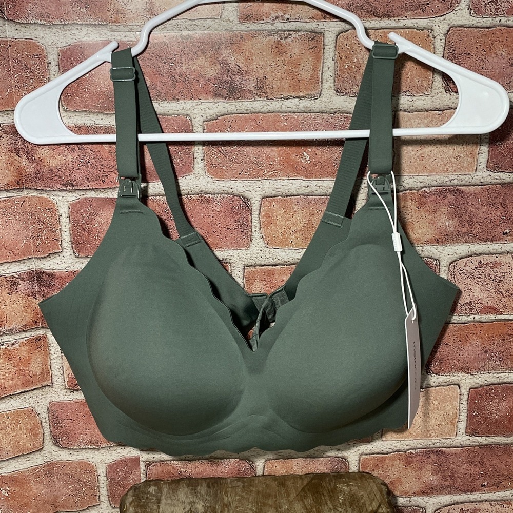 Momcozy Seamless Nursing Bra NWT Size XXL Postpartum Breastfeeding Maternity